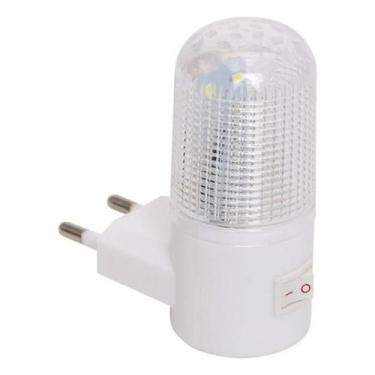 Imagem de Kit 2 Luminária De Tomada Abajur Led Mini Luz Noturna Bivolt - Kadê