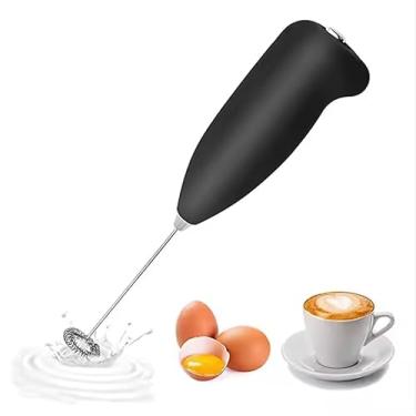 Imagem de Mini Mixer Portátil de Bebidas Misturador de Café, Leite, Ovos, Shakes e Drinks com Espumador Rápido e Leve
