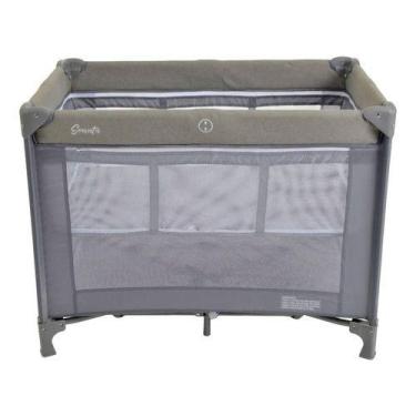 Imagem de Berço Cercado Portátil Sonata Cinza Burigotto, Cinza