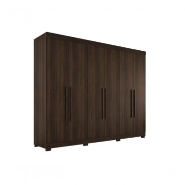 Imagem de Guarda-roupa Casal 6 Portas 6 Gavetas órion Premium Salleto Savana