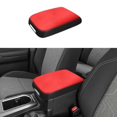 Imagem de XYHGM Capa de apoio de braço para console central de carro para Toyota Tacoma 2016 2017 2018-2023 couro anti-arranhões caixa de descanso central tampa protetor de assento protetor de almofada