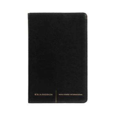Imagem de Livro - Bíblia Sagrada Slim NVI, Luxo, Capa Preta