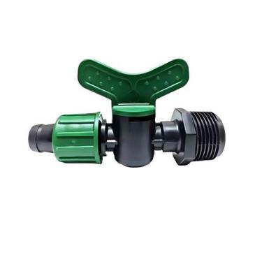 Imagem de Registro Esfera Rosca Macho X Cinta 1/2X16 MM Pol - Irritec ( 5 unidad