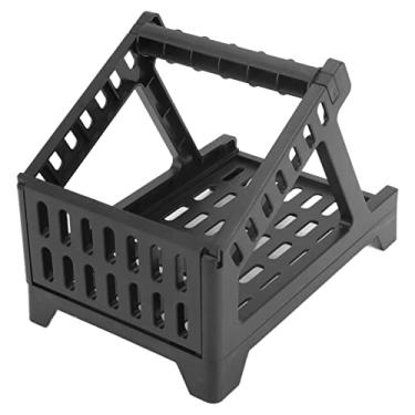 Imagem de Cocoarm Suporte para Impressora de Código de Barras Suporte para Etiquetas para Impressora Térmica Com Material ABS Suporta Rolo de 110mm e Folha de 180x100mm Acessório para Impressora (BLACK)