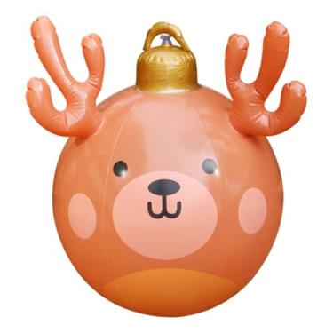 Imagem de Lilihuimaoyi Bola Inflável de Natal Pendurada em PVC, Enfeite de Decoração de Natal para Vitrine de Loja de Quintal, Festival