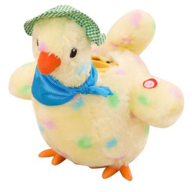 Imagem de Brinquedo de pelúcia, boneca de galinha, desenho animado, frango engraçado, 30 cm, recheado