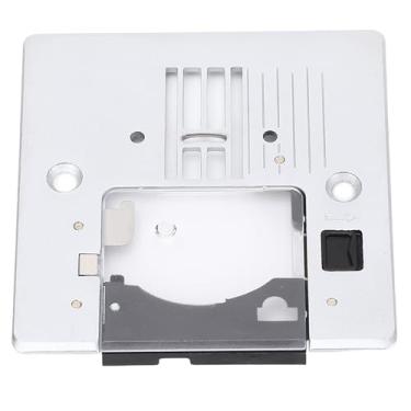 Imagem de Placa de agulha de ponto curvo acessório de máquina de costura Placa de cobertura transparente durável premium para Juki HZL 353 355 357 358 359 8032MC 8206 VS 380AT plástico de