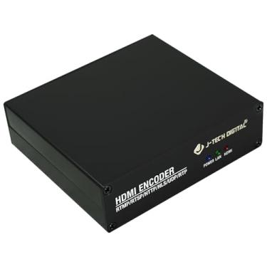 Imagem de J-Tech Digital Codificador Iptv Hdmi H.264 Com Transmissão Ao Vivo E Incorporador De Áudio 1080P 60Hz Para Plataformas De Streaming Online. Aplicativo De Controle Disponível [Jtech-Ench4A]