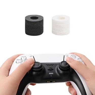 Imagem de YOKRWO 8 Pack Handle Joystick Enhanced Buffer Ring for Playstation 5 Accessories, Gaming Accessories, for PS4,for PS5, for Xbox One, for Xbox Elite，Precision Rings for PS5（Black/White