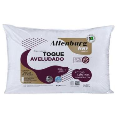 Imagem de Travesseiro altenburg toque aveludado bco 48cm x 68cm