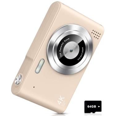 Imagem de Câmera digital, câmera para crianças, câmeras digitais de apontar e fotografar zoom digital 16X anti trepidação