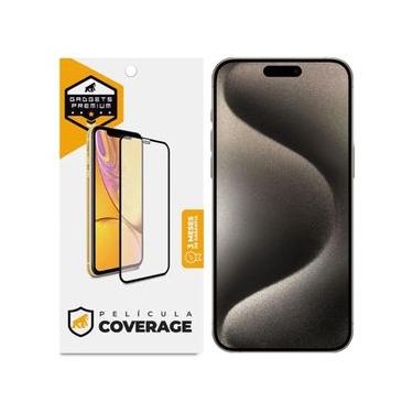Imagem de Película para iPhone 15 Pro Max -Coverage Pro Preta- Gshield