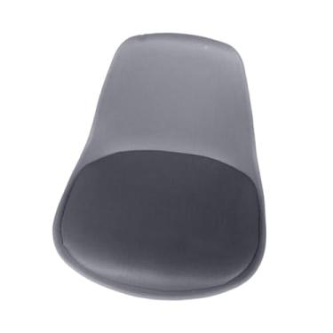 Imagem de IEUDNS Superfície da superfície da superfície da superfície da cadeira de giro fácil de limpar a simplicidade confortável dos bancos de barras de barras para, Cinza