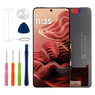 Imagem de Tela LCD IPS compatível com Motorola Moto G35 XT2433-5 Display LCD Touchscreen Digitalizador Assembléia com kit de ferramentas de reparo