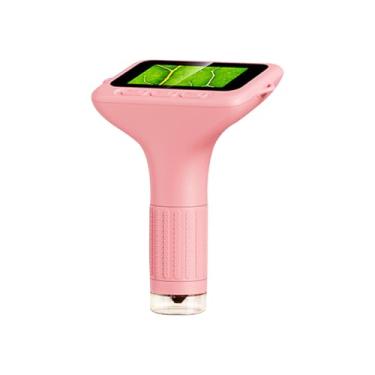 Imagem de Cosiki Microscópio Digital Portátil, Ampliação de 50-1000 X Com Tela IPS de 3,0 Polegadas e 8 Luzes LED, para Crianças de 5 Anos Explorarem o Micro World Em Casa ou na Escola (PINK)