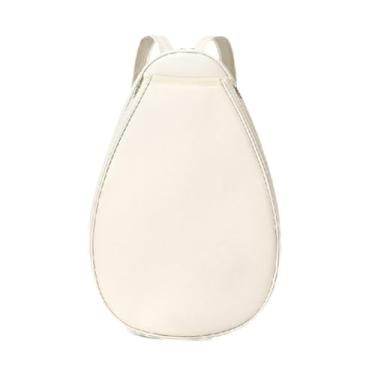 Imagem de Generic Mochila para tênis e badminton com alça de ombro ajustável, ideal para raquetes de tênis e badminton, Branco
