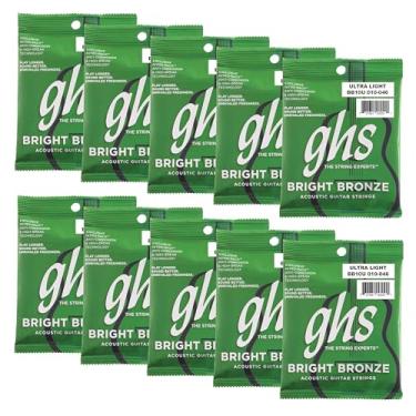 Imagem de GHS Strings Cordas de Violão (conjunto BB10U-10)