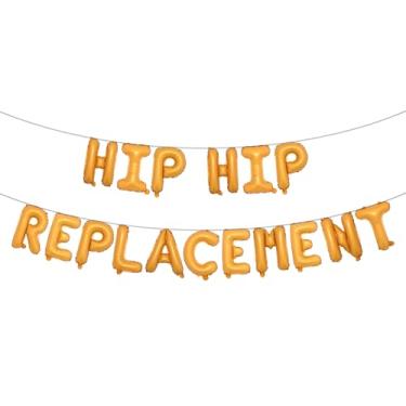 Imagem de Faixa de balão de substituição de quadril com glitter para homens, artigos de festa de aniversário, ideias e presentes, decorações de aniversário para adultos de 21, 30, 40, 50, 60, 70, 80 anos