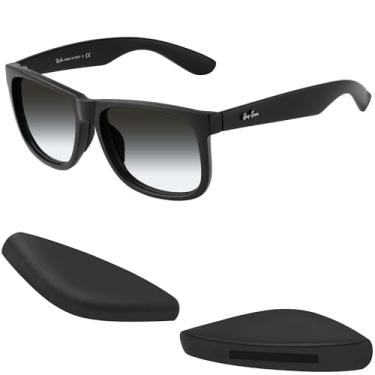 Imagem de Mryok Peças de nariz de reposição para óculos de sol Ray-Ban RB4165 54 mm - Preto Euro Fit