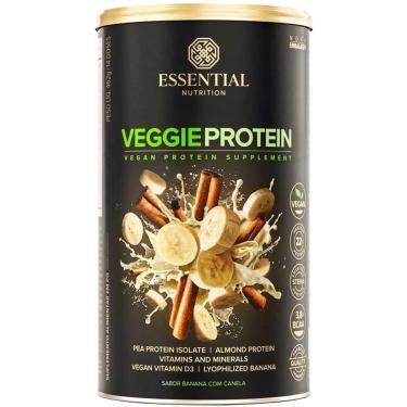 Imagem de Veggie Protein Essential 462g Banana com Canela Whey Vegano-Unissex