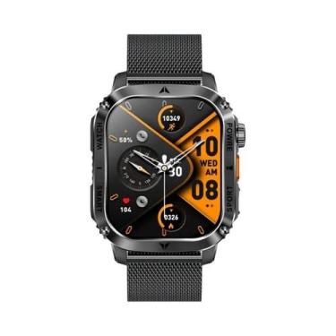 Imagem de Relógio Inteligente Militar Masculino LIGE 2025 Com Lanterna LED, Moni