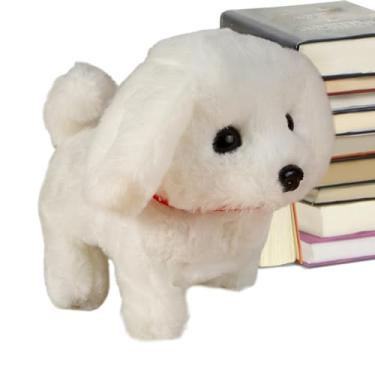 Imagem de Brinquedo Cão Robot,Companheiro De Estimação Em Pelúcia Que Ladra,Cão Robot Interativo | Para Crianças Família Amigos Casa Aniversário Natal