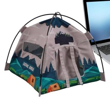 Imagem de Tenda Miniatura para Bonecas,Decoração de Quarto em Miniatura Realista e Brinquedos | Pequena Barraca De Acampamento Para Casa De Bonecas | Para Meninas Crianças Quarto Brincar Aniversário Natal