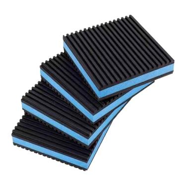 Imagem de Generic Tapete antivibração, almofada de amortecimento para casa, absorvente de choques e isolante acústico para máquina de lavar roupa, ar condicionado e, 5cm X 5cm X 2.23cm