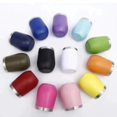 Imagem de Copo Cuia Térmico Inox com Tampa Antivazamento 360ml