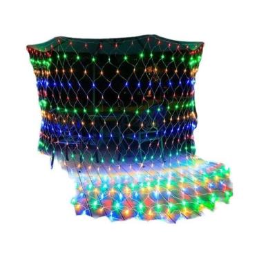 Imagem de Guirlandas De Natal LED Grandes 3mx2m 2mx2m 1.5mX1.5m Cortina De Luz E