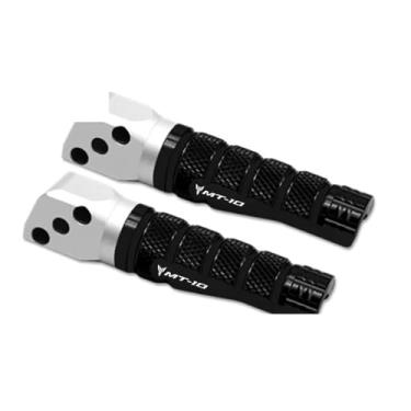 Imagem de Anti-derrapante Apoio para os pés do passageiro traseiro esquerdo e direito cnc, apoio para os pés, pedais para MT-10 mt10 2016-2023 2021 2020(Black MT-10)