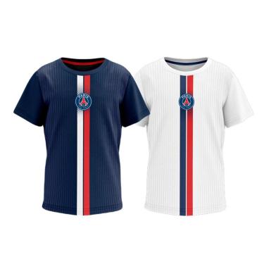 Imagem de Kit PSG 2 Camisas Infantil Oficial - Balle + Clove-Masculino