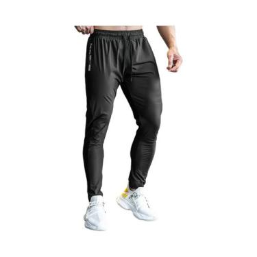 Imagem de Calças De Corrida Masculinas Leves E Respiráveis Para O Verão, Secagem