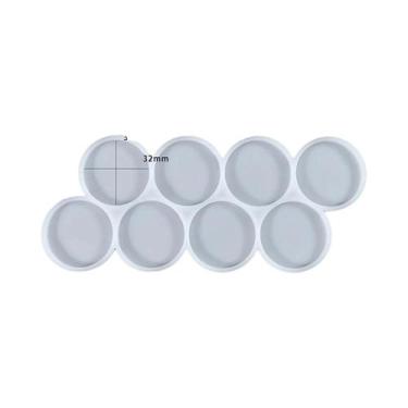 Imagem de Molde Grande De Silicone Redondo De 125-2 Polegadas Para Resina, Joias