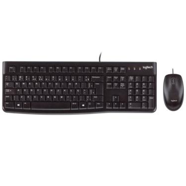 Imagem de Teclado E Mouse Com Fio USB Logitech MK120