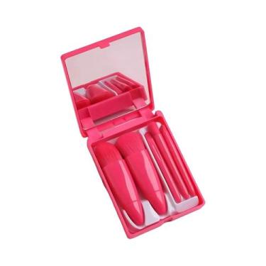 Imagem de Conjunto De Pincéis De Maquiagem Em Tamanho Viagem 5pcs Kit De Pincéis