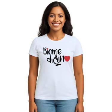 Imagem de Camiseta Biomedicina Microscópio Universitária Personalizada - Use P4,