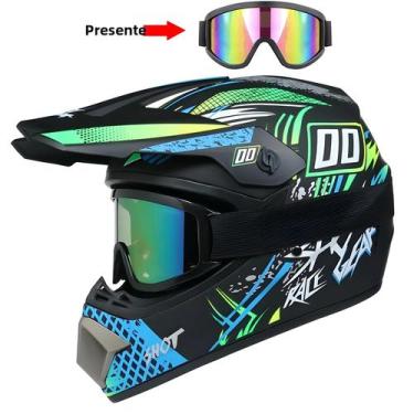 Imagem de Capacete Infantil Off-Road para Motocross, Cross Bike e Downhill (DH),