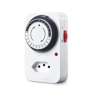 Imagem de Timer Temporizador Analógico Bivolt - 10A - 48 Programações - Switch Manual - Elgin 46RTIMERANOO