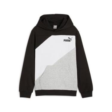 Imagem de Moletom Juvenil Puma com Capuz PUMA POWER Colorblock Masculina-Masculino