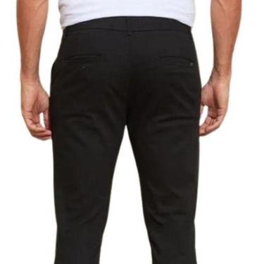 Imagem de Calça de Sarja Chino Com Bolso Traseiro Embutido Alfaiataria-Masculino