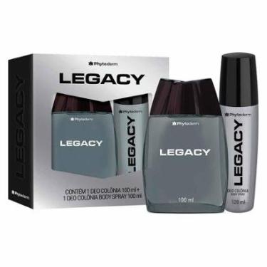 Imagem de Legacy Phytoderm Kit Perfume Masculino Deo Colônia + Body Spray Kit-Masculino