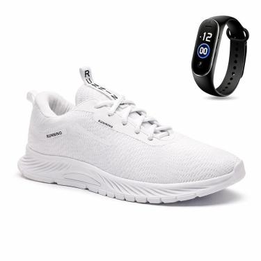 Imagem de Tênis Fittênis Masculino Esportivo Para Treino Academia Confortável Lançamento + Relogio-Masculino