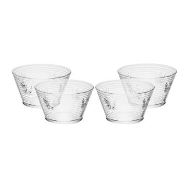 Imagem de 4 Bowls Wolff Lines Butterfly 10,5cm x 7cm x 6cm Vidro