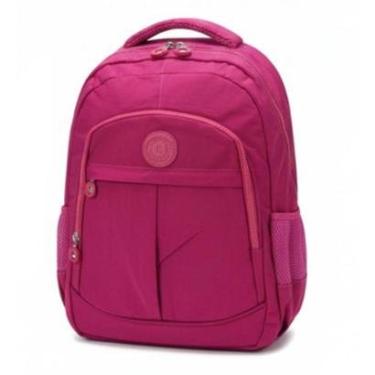 Imagem de Mochila Casual Escolar Adulto Juvenil Em Nylon Tactel Espaço Para Notebook-Unissex