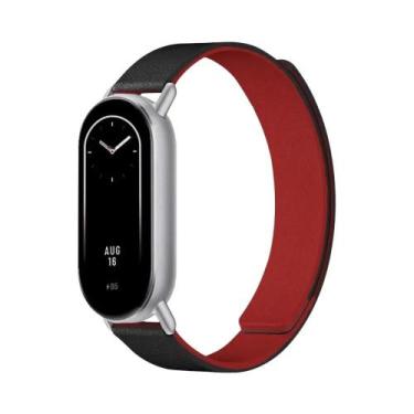 Imagem de Pulseira De Silicone Com Padrão De Lichia Para Xiaomi Mi Band 10 9 8, 