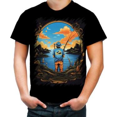 Imagem de Camiseta Colorida Pesca Esportiva Peixes Azul Paz 8 - Kasubeck Store®,
