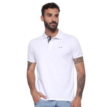 Imagem de Camisa Polo FMF  Básica Piquet no Estilo Tommy Bordado Itália-Masculino