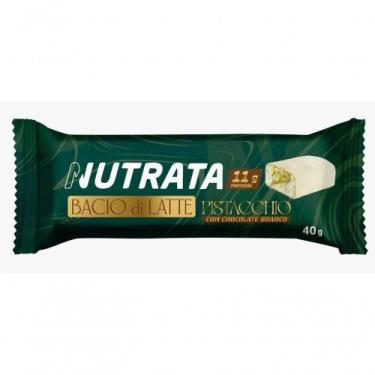 Imagem de Barra Proteica Nutrata Bacio Di Latte (40g) - Sabor: Pistacchio Com Ch
