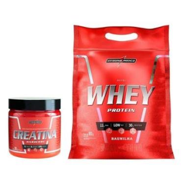 Imagem de Creatina Mono-hidratada Integralmédica Hardcore - 300g + Nutri Whey Protein Refil 900g-...